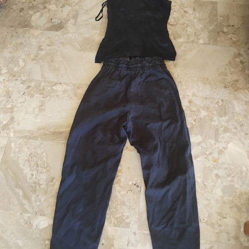 Pants and blouse used, set