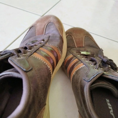 Casual shoes used, brown, size 44