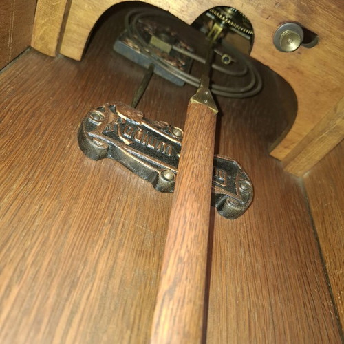 Wooden Radium wall clock used with vintage pendulum