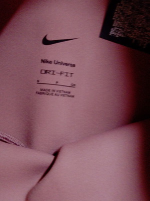 Nike pink biker shorts, size small