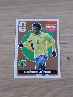 Panini Extra Vinicius Junior Bronze Sticker World Cup 2026 like new