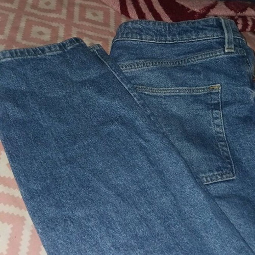 H&M Slim Straight High Waist Blue Jean used, size XL