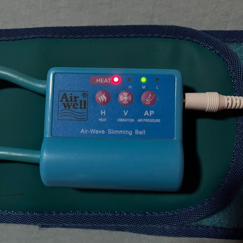 Air Well Massage and Electro Stimulation Belt like new with power supply