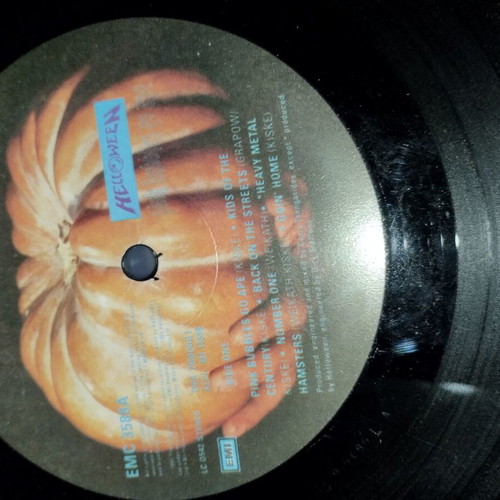 Helloween Pink Bubbles Go Ape vinyl record, 1991 EMI metal