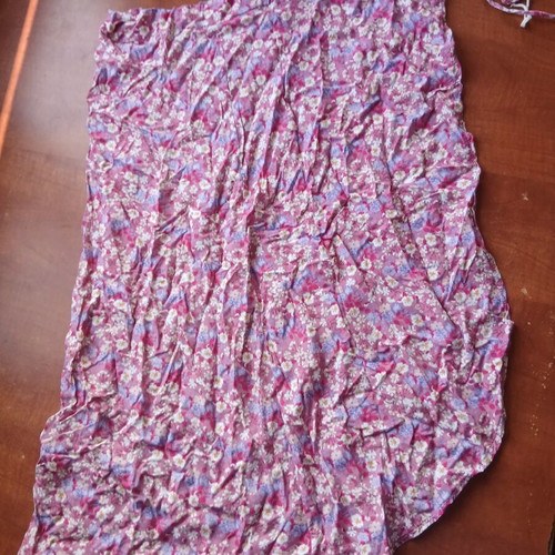 Pareo skirt used, pink, size M