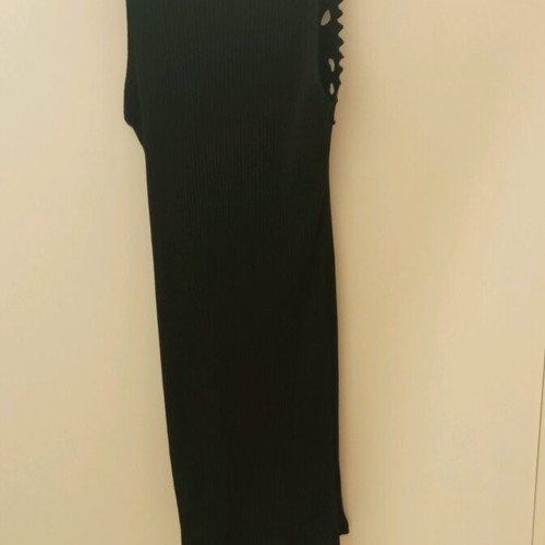 Zara knitted dress black, like new, size S -  3,00 - Vendora.cy