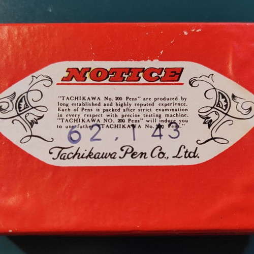 Tachikawa N200 pens used, pack of 100, collectible