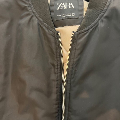 Bomber jacket Zara new, unisex, black, size S