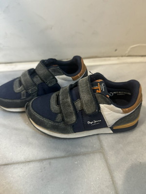 Pepe Jeans casual παπούτσια μεταχειρισμένα, νούμερο 27, άσπρα και πορτοκαλί