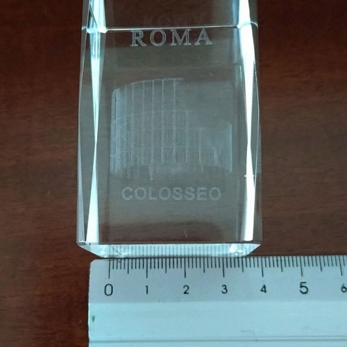 Glass decorative set of 2, like new