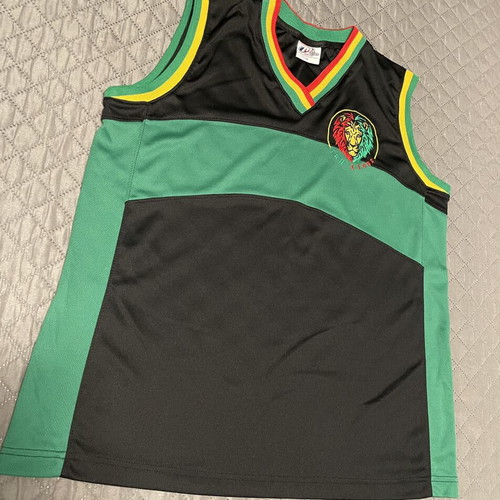 Motion Jah Lions sleeveless sports shirt, reggae style, size 12