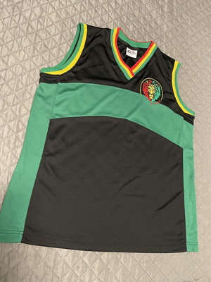 Motion Jah Lions sleeveless sports shirt, reggae style, size 12