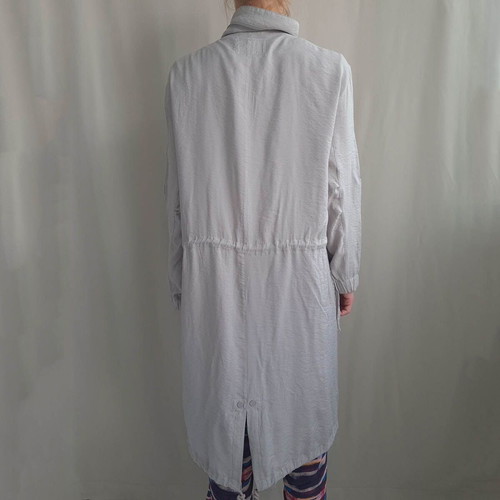 All Saints Agnes Parka women's light jacket size M grey like new