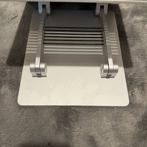 Metal laptop and tablet stand like new with ventilation slots