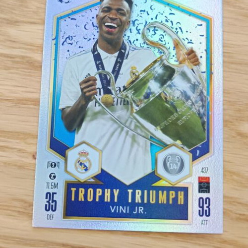 Vini JR Trophy Triumph Topps Match Attax UCC 2024 new