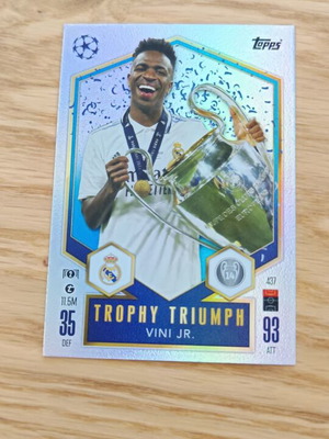 Vini JR trophy trumph topps match attax ucc 2024