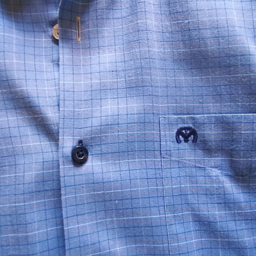 Makis Tselios Fashion blue shirt like new, size M