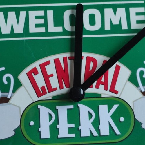 Friends Central Perk wall clock like new, analog