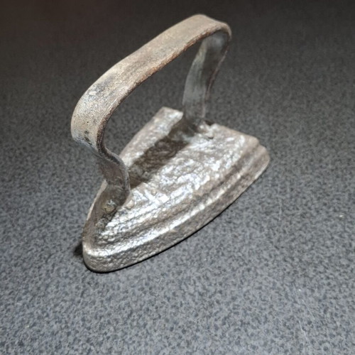 Cast Iron Sad Iron vintage decorative, used