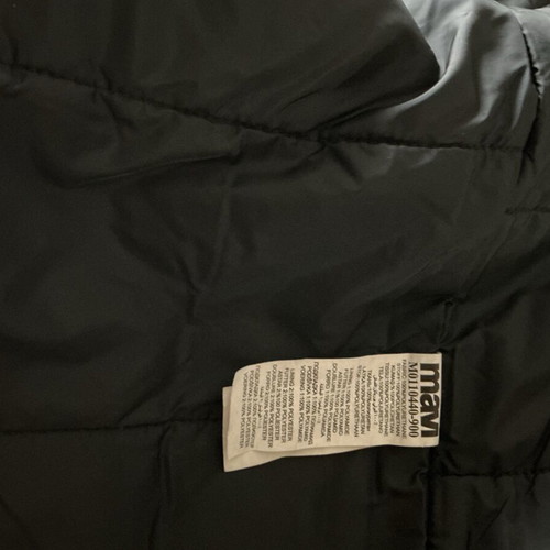 Biker jacket men synthetic leather Mavi like new, size L, black