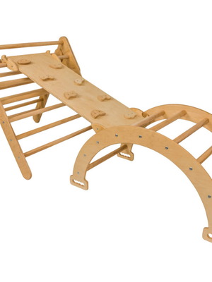 Montessori climbing triangle new, wooden in sealed box