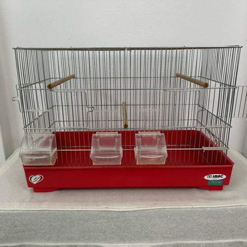 IMAC bird cage set 2 pcs like new, complete with accessories