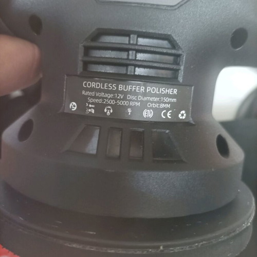 SPTA LD601 polisher with 2 batteries and 6 speeds new