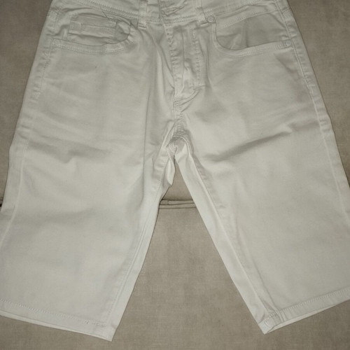 Denim white bermuda shorts new, classic fit
