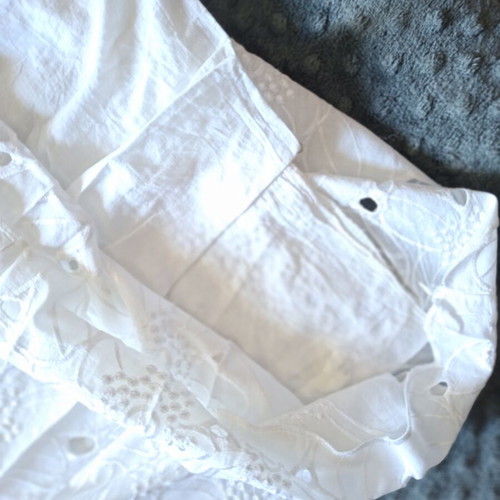 White Kipour Dress size S like new