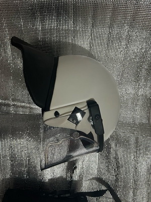 Helmet face shield with filter and double protective glass new, German special edition
