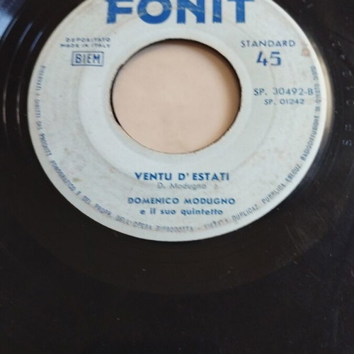 Donenico Modugno Piove (Ciao Ciao Bambina) 7" Single used, pop