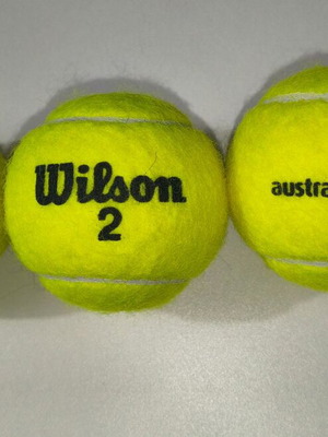 Wilson Australian Open tennis balls new, pack of 3