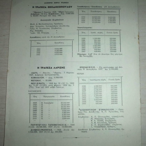 Trapeza Kritis two historic editions 1938 and 1955 new