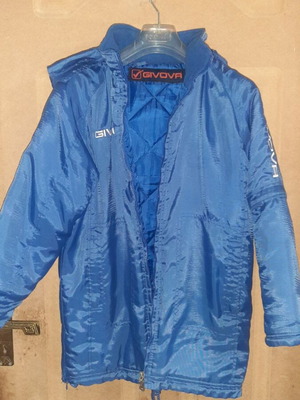 Givova Windbreaker Like New, Blue, Size M for Boys 12-13