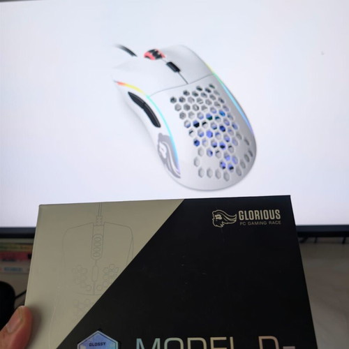 Glorious PC Gaming Race Model D Minus RGB gaming mouse 12000 DPI white new