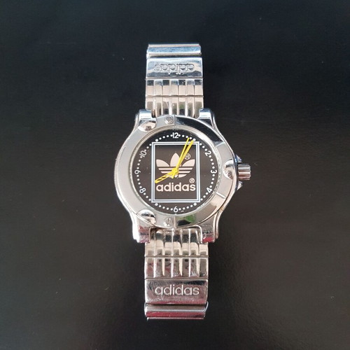 Adidas watch used stainless steel with metal bracelet