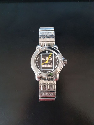 Adidas watch used stainless steel with metal bracelet