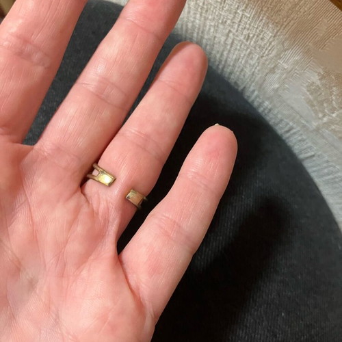 Coral ring used, adjustable