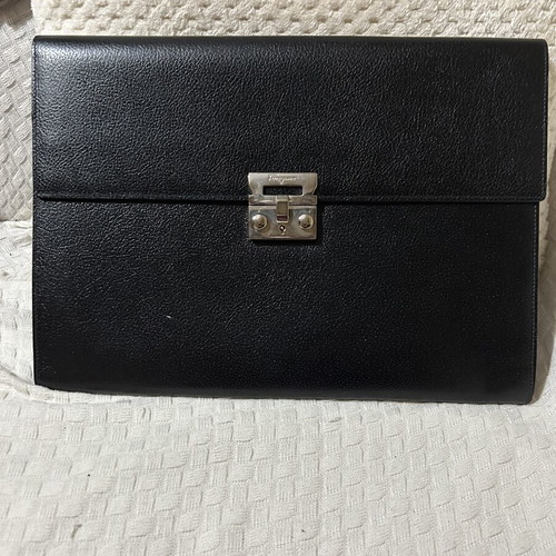 Salvatore Ferragamo Briefcase like new, black