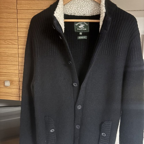 Beverly Hills Polo Club knitted cardigan, black, XL