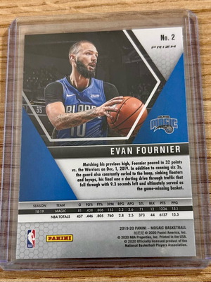 Κάρτα Evan Fournier Orlando Magic Panini Mosaic NBA 2019-20 σαν καινούργιο