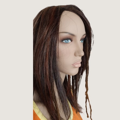 Female wig for window mannequin used