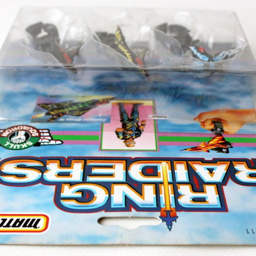 Vintage 1988 Matchbox Ring Raiders Skull Squadron Aircraft Corsair F-4 Mirage new