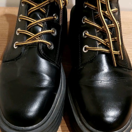 Pull & Bear women's boots new, black size 39 faux leather