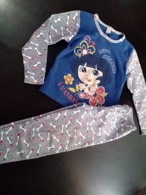 Pajamas used for 4-5 years old, 100% cotton flannel
