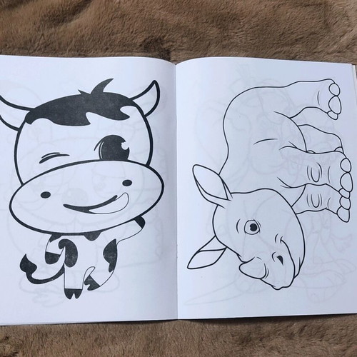 Coloring Book καινούργιο με ζωάκια, 32 σελίδες