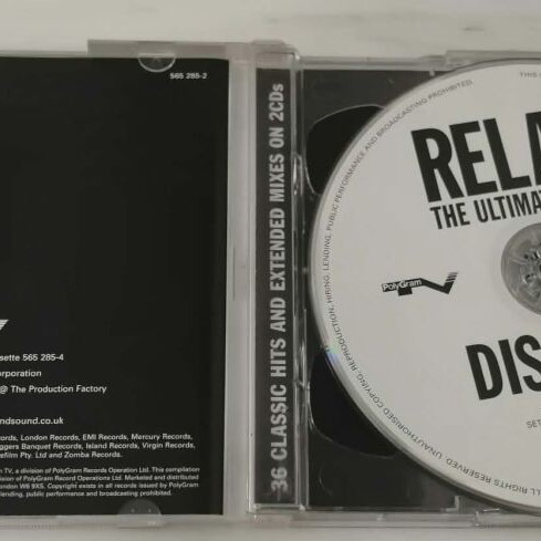Relax! The Ultimate 80's Mix double CD, pop