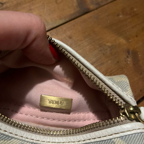Tous crossbody bag like new, authentic fabric with leather strap