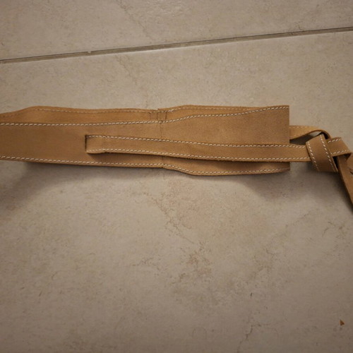Suede type belt like new, brown, adjustable