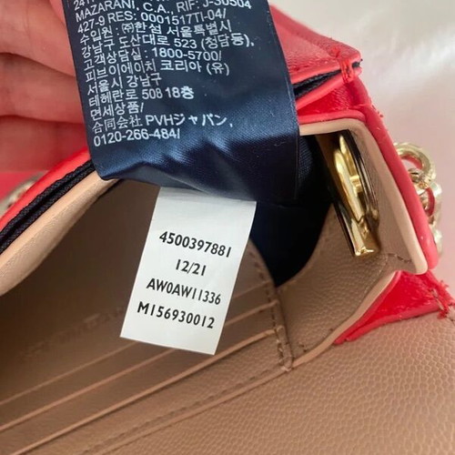 Tommy Hilfiger evening shoulder bag, red